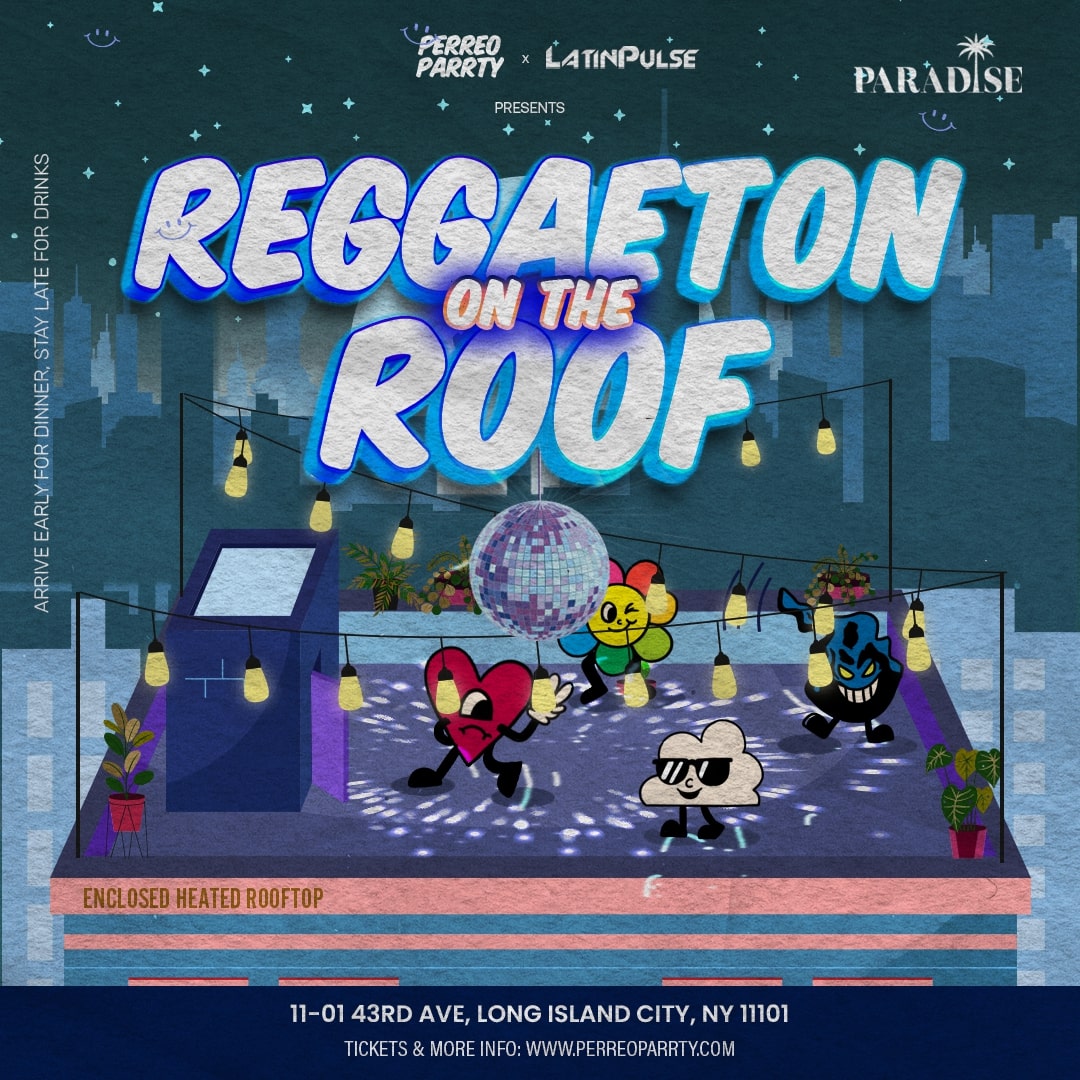 Reggaeton on the Roof - Latin Dance Party Rooftop with NYC Skyline Views