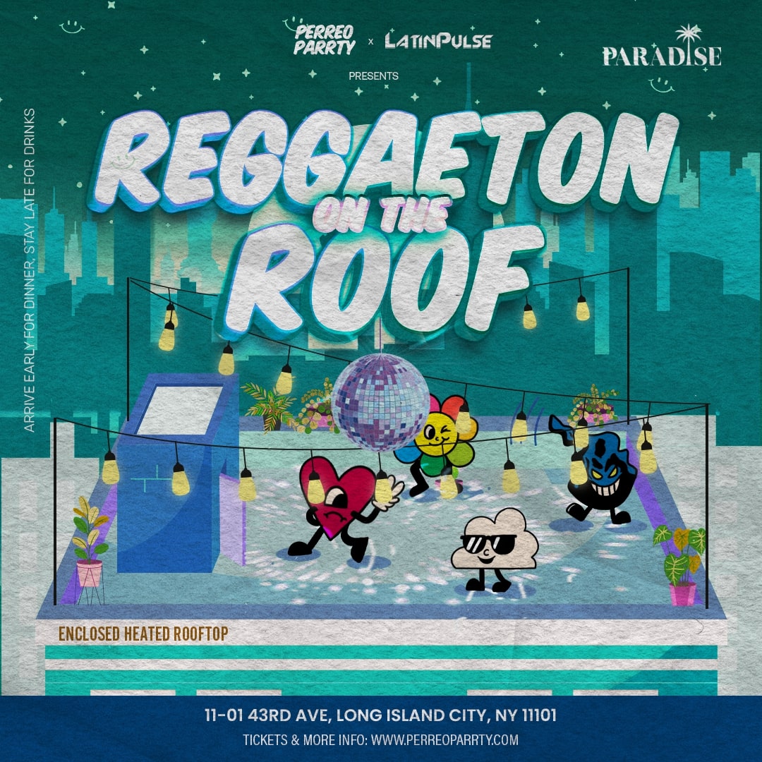 Reggaeton on the Roof - Latin Dance Party Rooftop with NYC Skyline Views