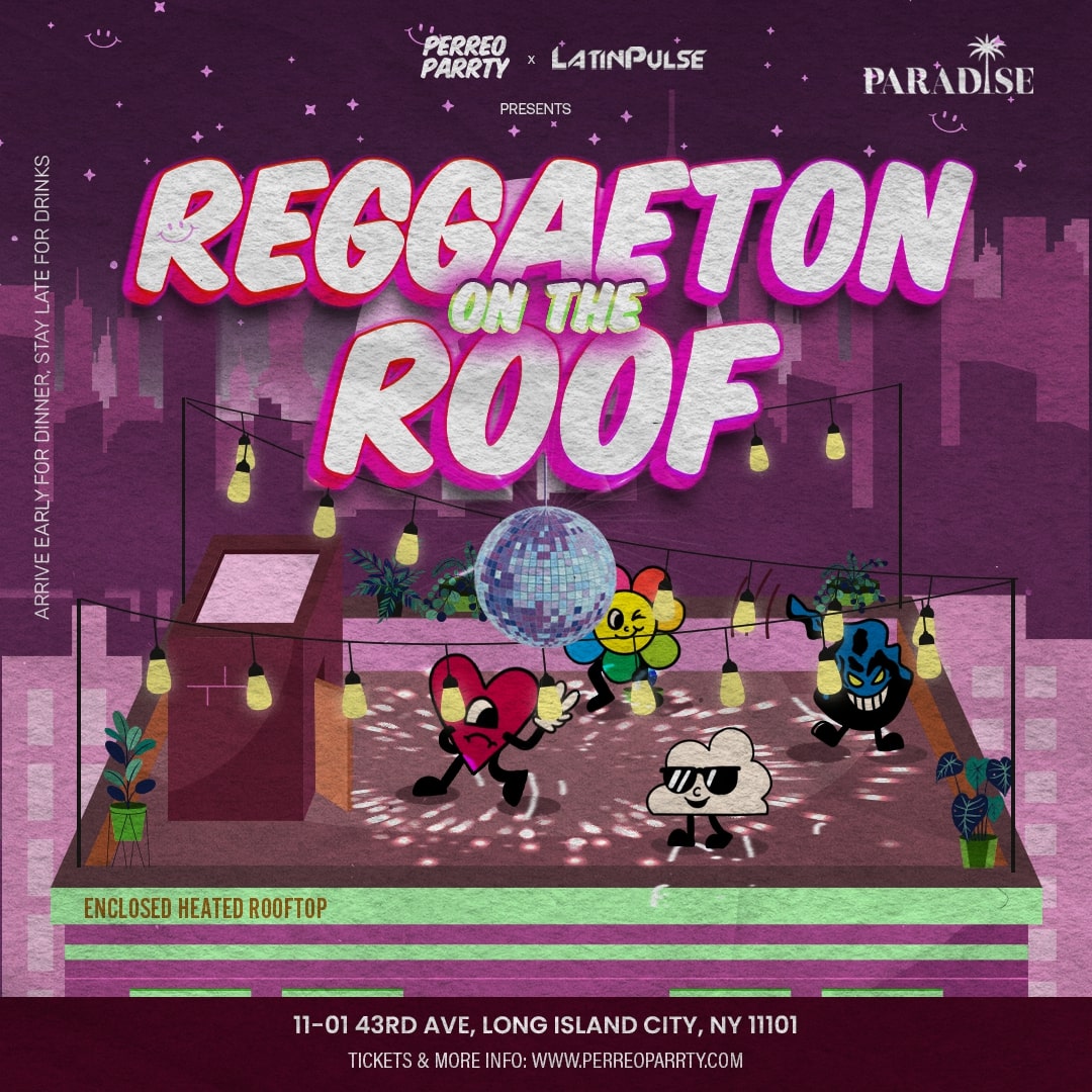 Reggaeton on the Roof - Latin Dance Party Rooftop with NYC Skyline Views