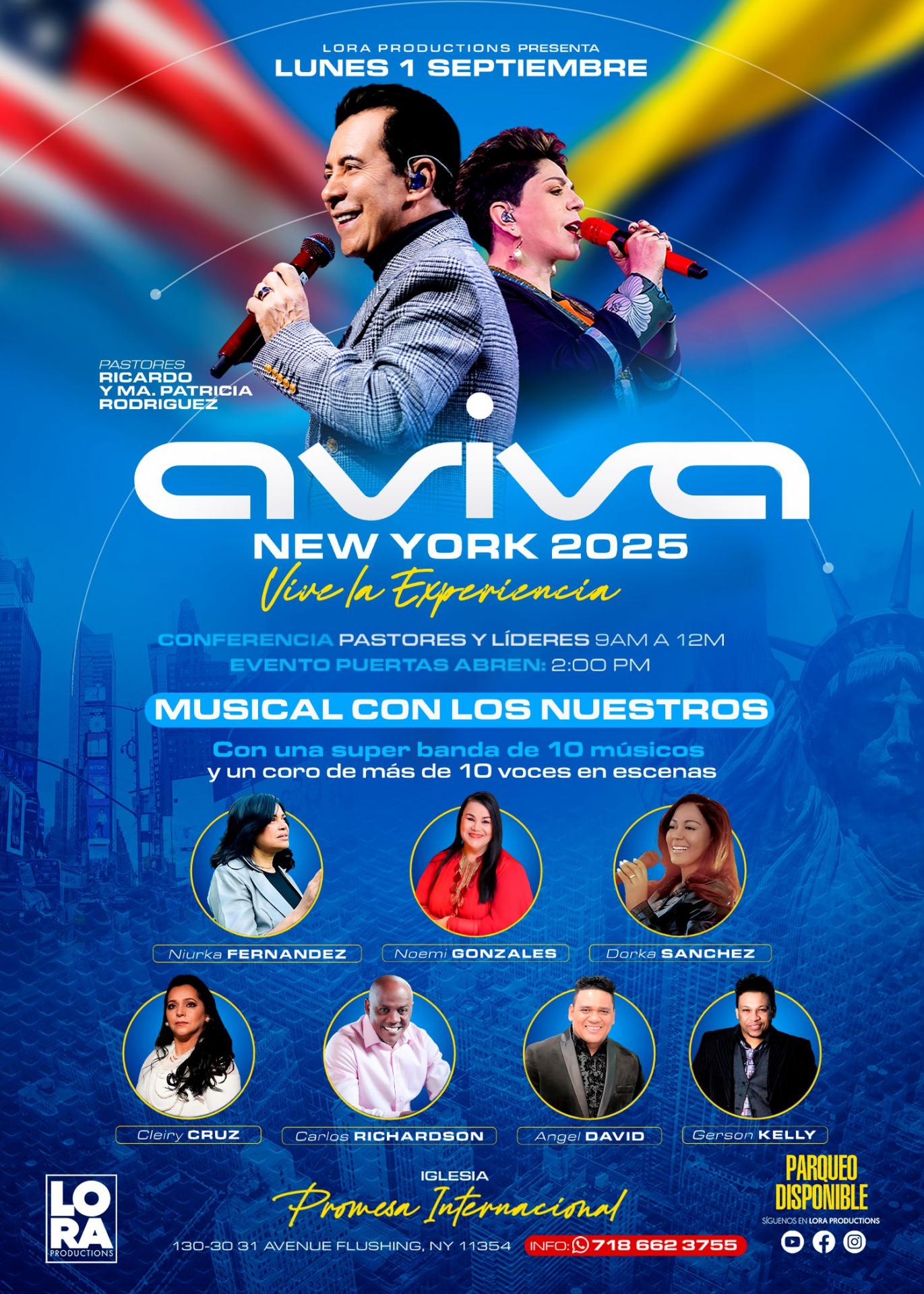 AVIVA NEW YORK 2025 - ENTRADA GENERAL