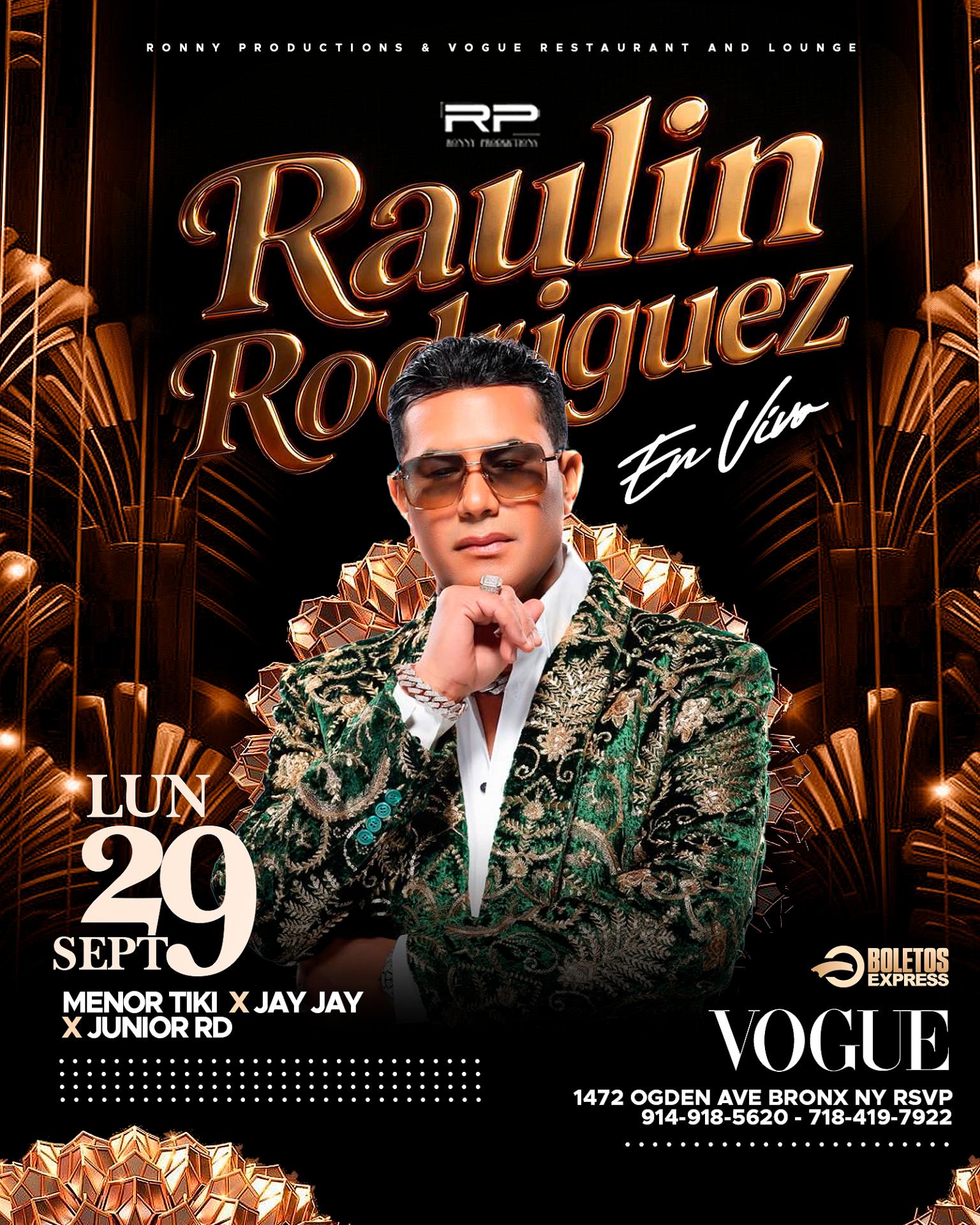 Buy tickets for RAULIN RODRIGUEZ RAULIN RODRIGUEZ