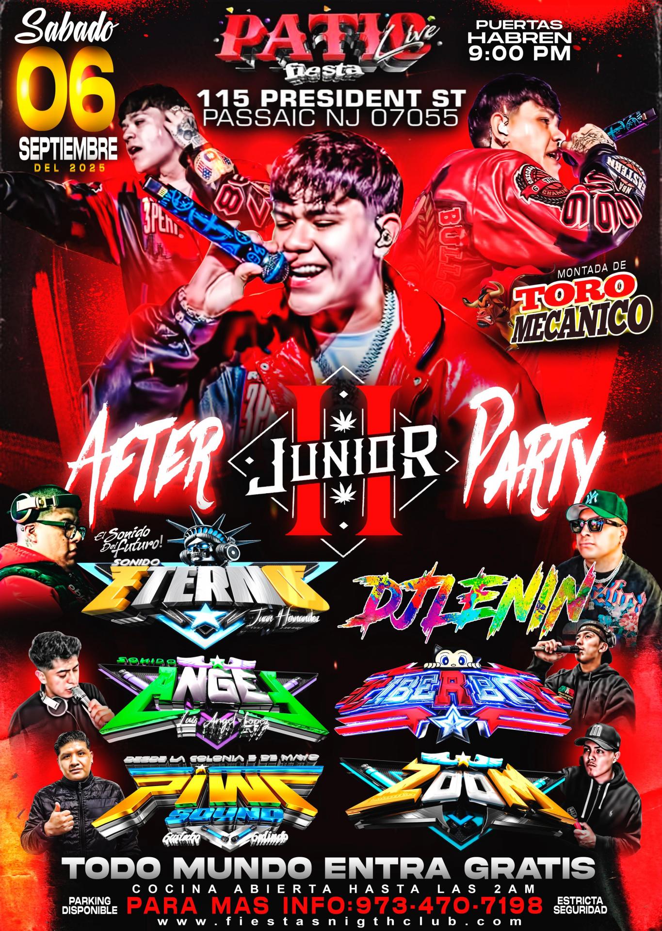 SONIDO ETERNO, DJ LENIN, SONIDO ANGEL, CIBERBOY, ZOOM Y MAS