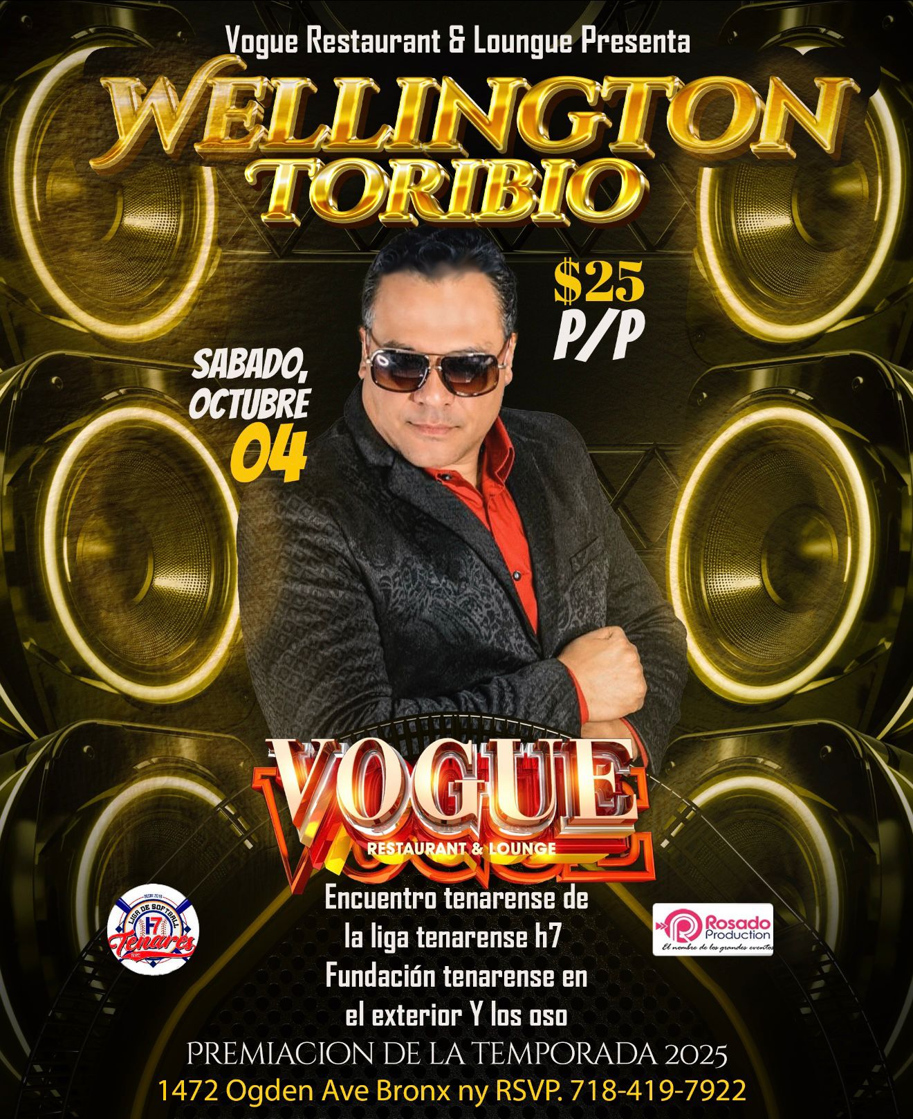 Buy tickets for WELLINGTON TORIBIO WELLINGTON TORIBIO