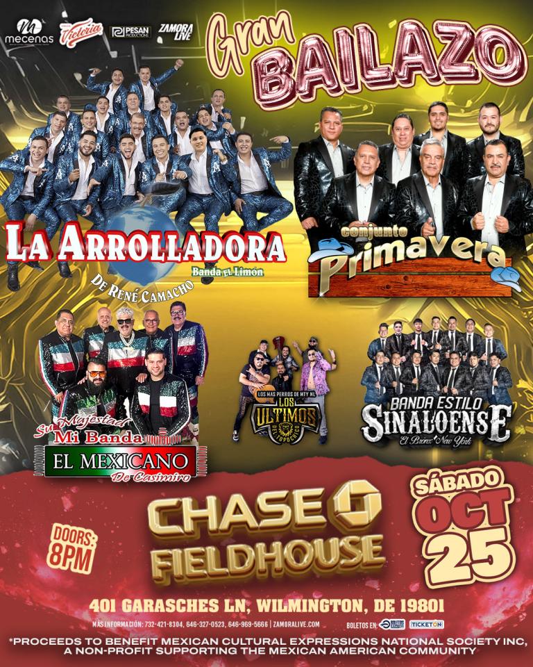 LA ARROLLADORA BANDA EL LIMÓN • CONJUNTO PRIMAVERA • MI BANDA EL MEXICANO Y MÁS! EN CHASE FIELDHOUSE