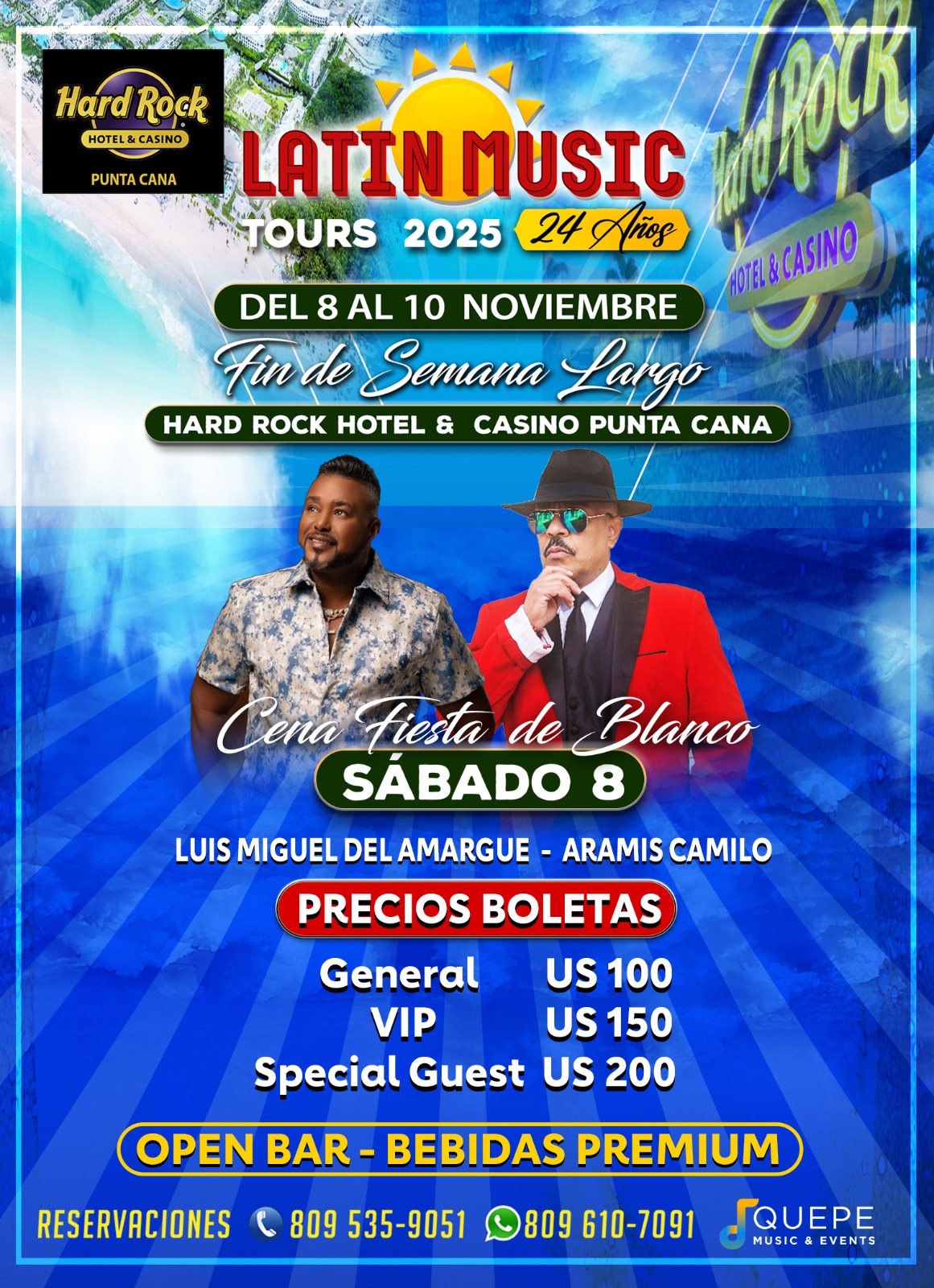 LATIN MUSIC TOUR 2025 | SABADO 8