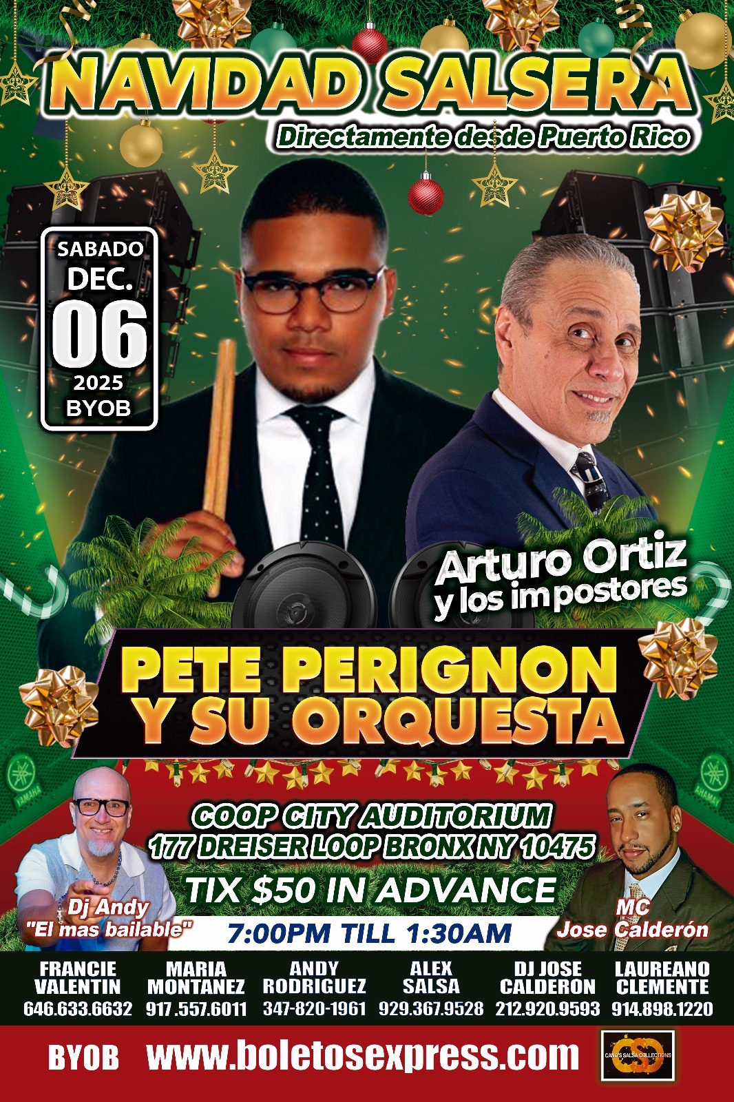 Buy tickets for NAVIDAD SALSERA DIRECTAMENTE DESDE PUERTO RICO NAVIDAD SALSERA DIRECTAMENTE DESDE PUERTO RICO