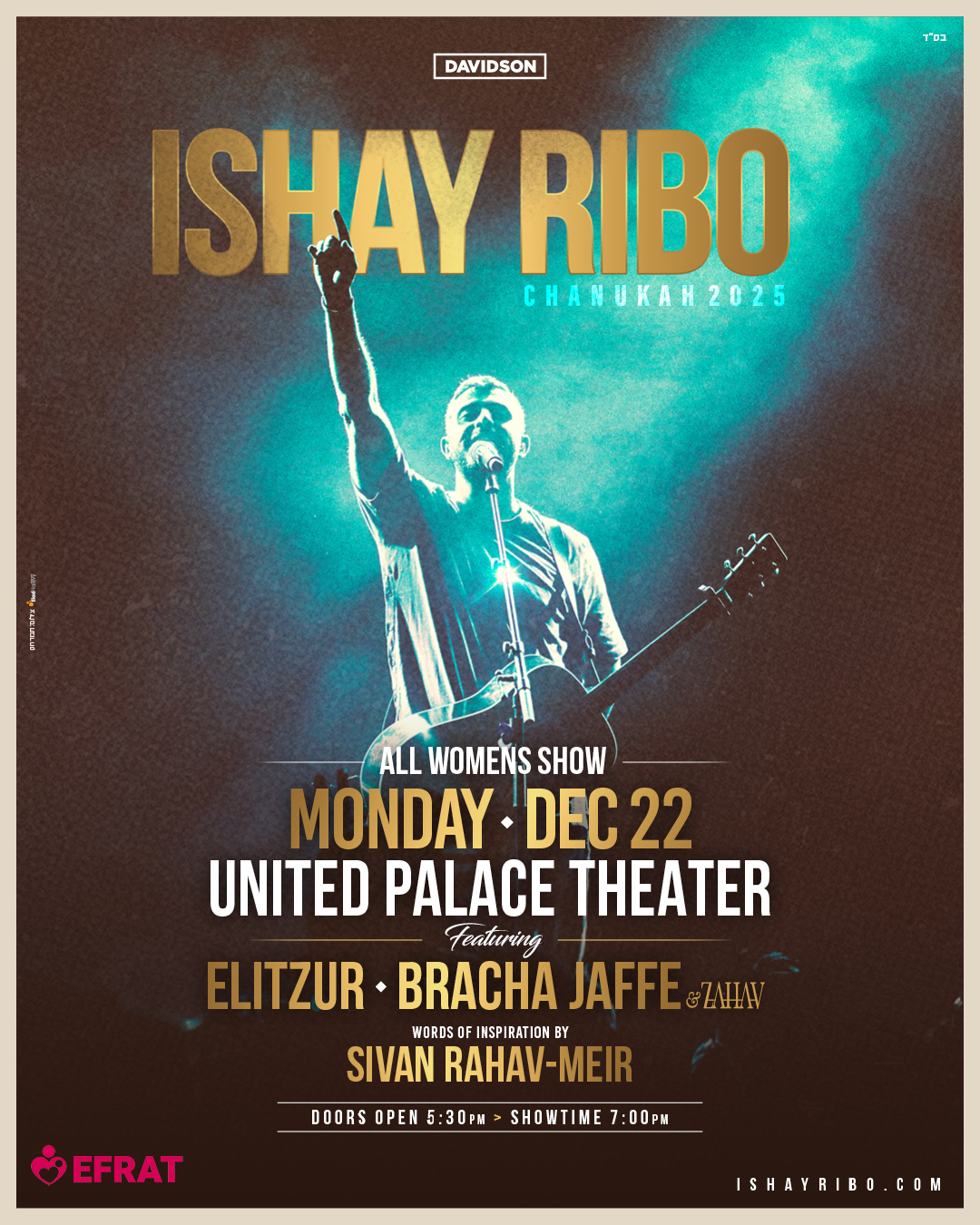 ISHAY RIBO - All Women's Concert