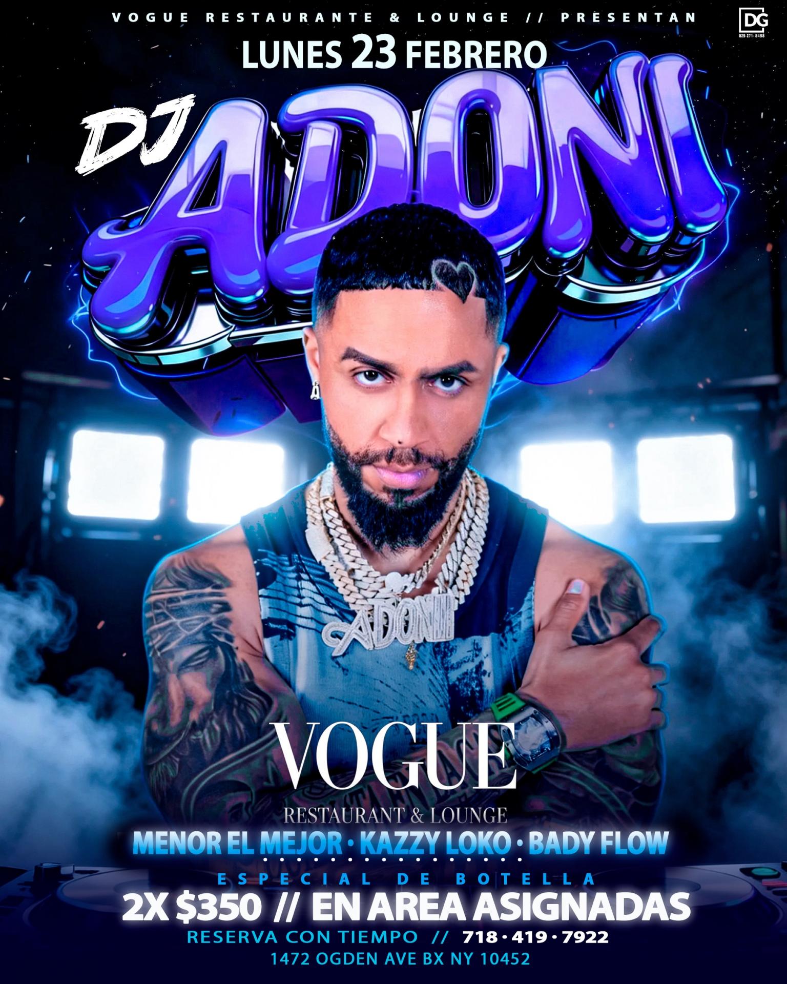 Buy tickets for DJ ADONI DJ ADONI