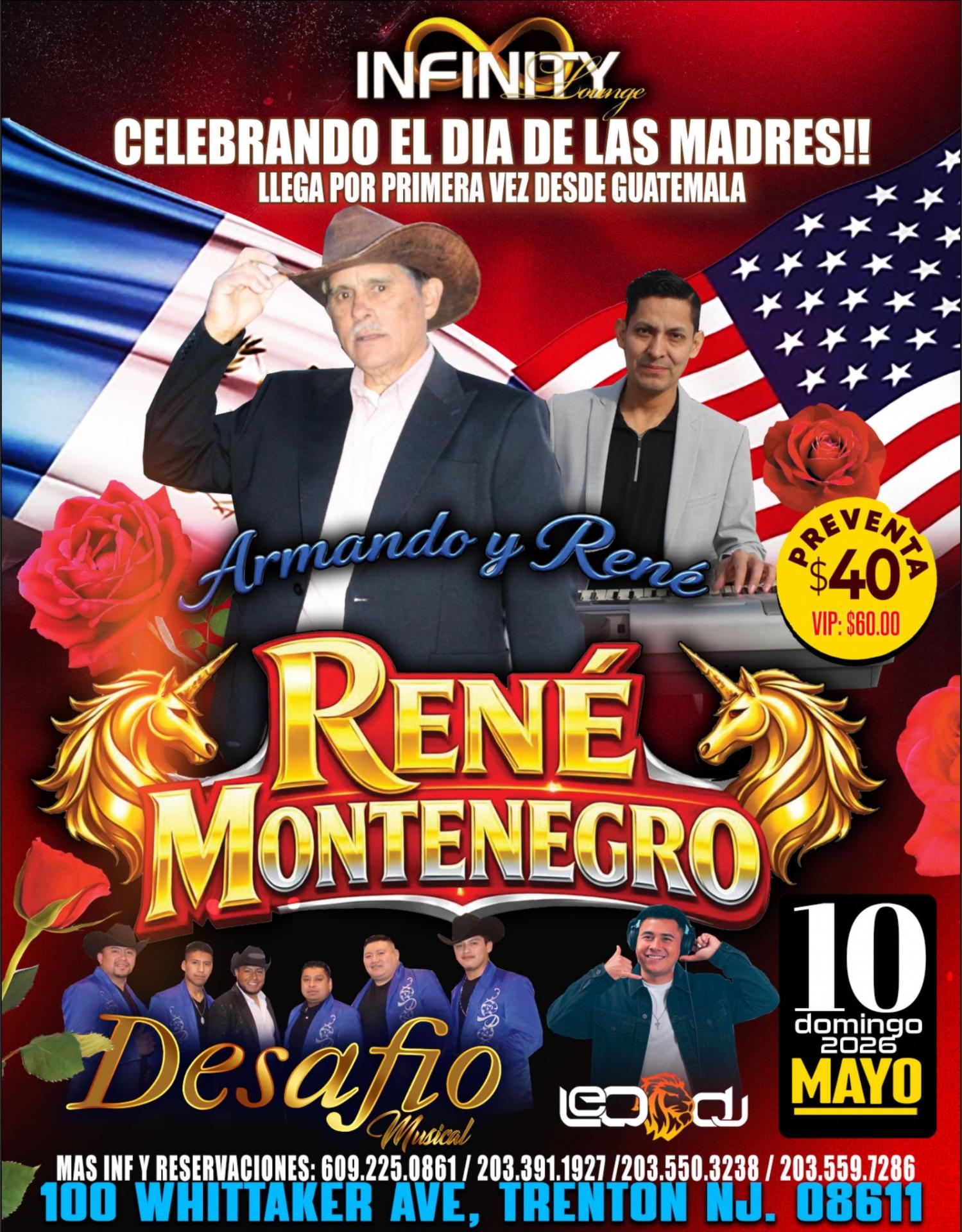 Buy tickets for RENÉ MONTENEGRO | DESAFIO | DJ LEO RENÉ MONTENEGRO | DESAFIO | DJ LEO