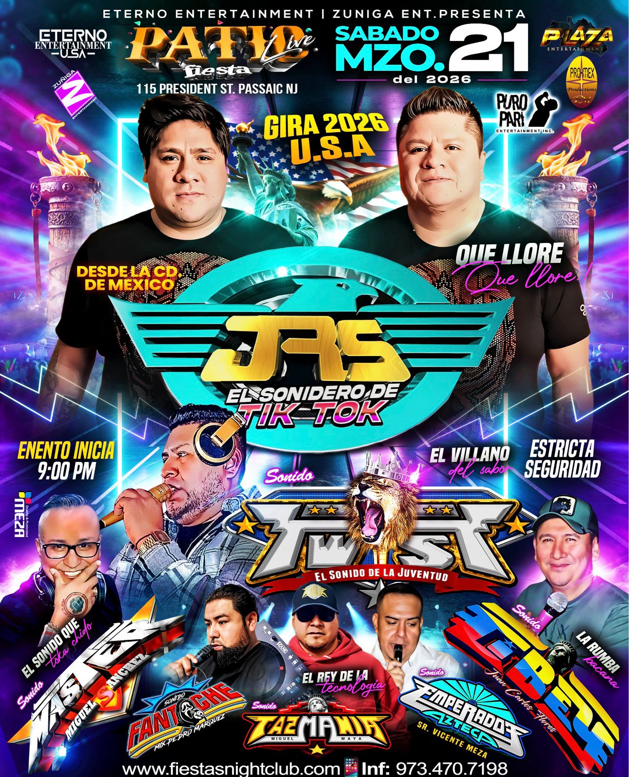 JRS EL SONIDERO DE TIK-TOK EN SU GIRA 2026 USA