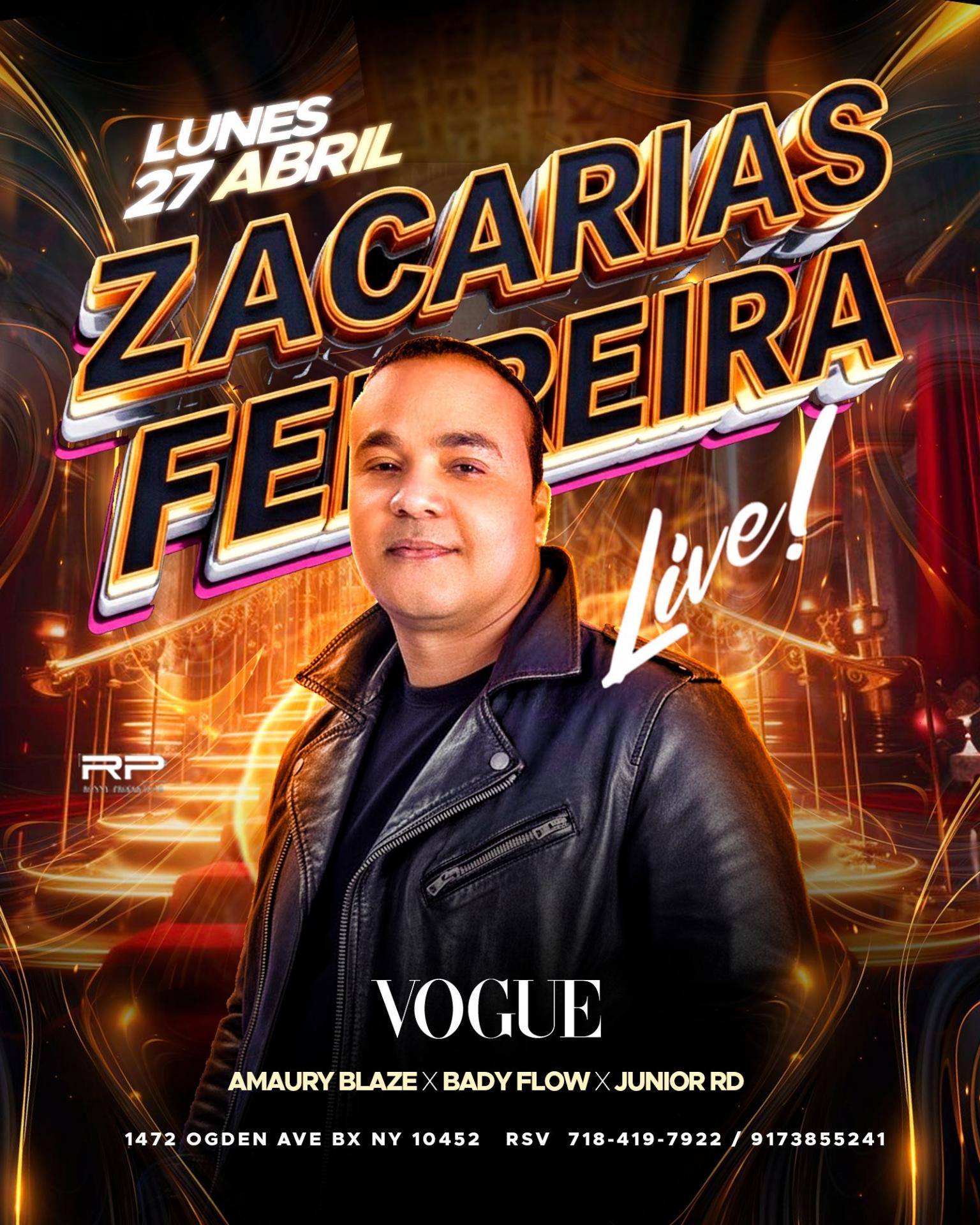 Buy tickets for ZACARIAS FERREIRA ZACARIAS FERREIRA