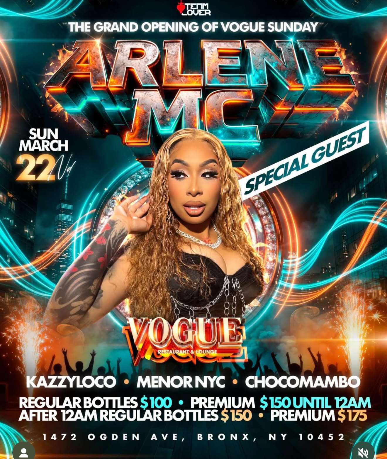 Buy tickets for Grand Opening Vogue Sundays Grand Opening Vogue Sundays