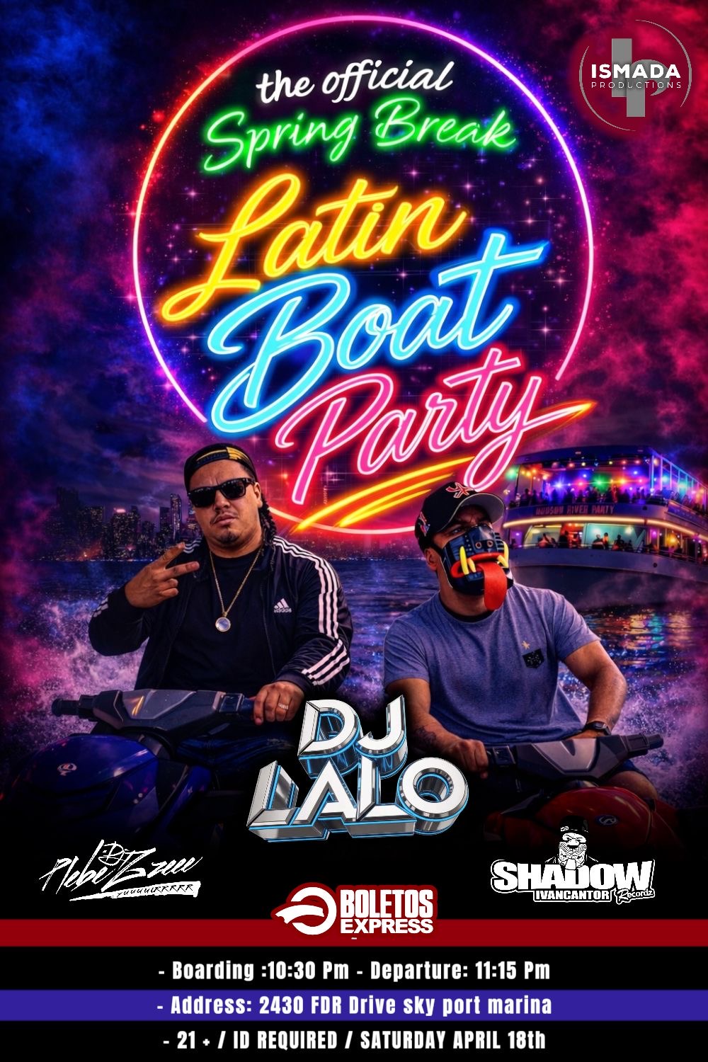 Official spring break boat party