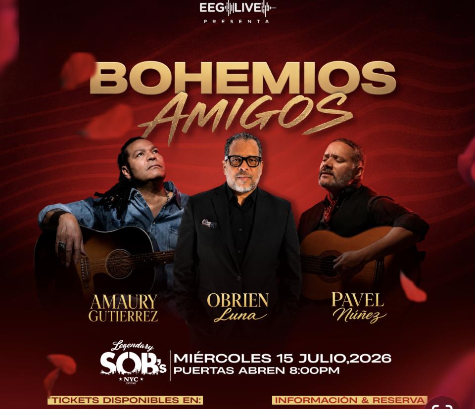 Buy tickets for Pavel Nunez, Amaury Gutierrez & Obrien Luna Pavel Nunez, Amaury Gutierrez & Obrien Luna