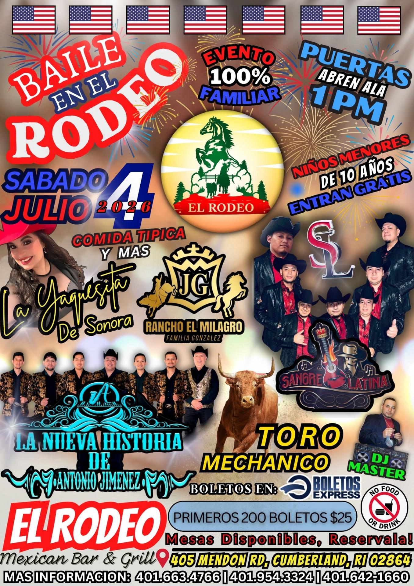 Buy tickets for BAILE EN EL RODEO BAILE EN EL RODEO