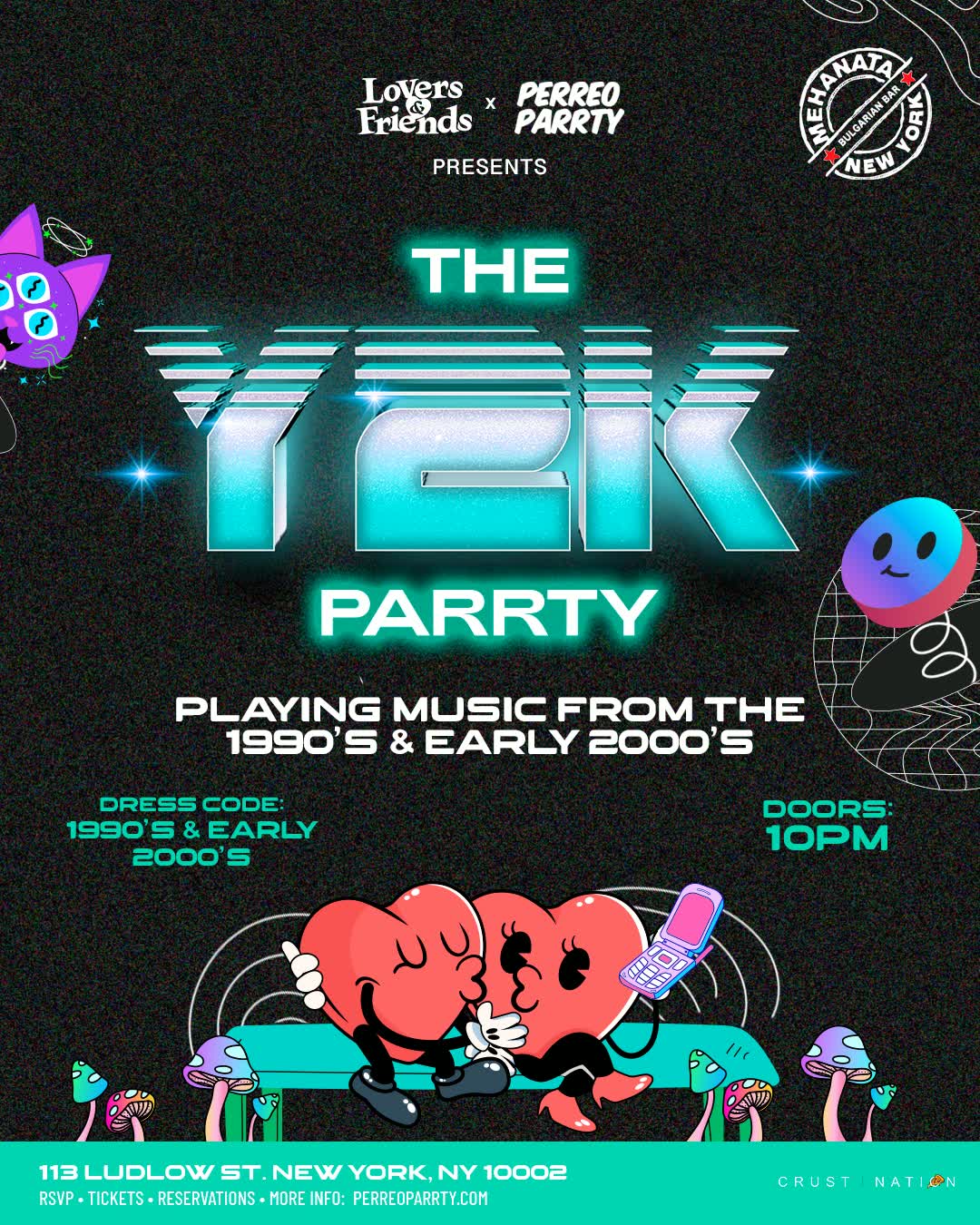 THE Y2K Parrty at the Legendary Mehanata NYC | 18+